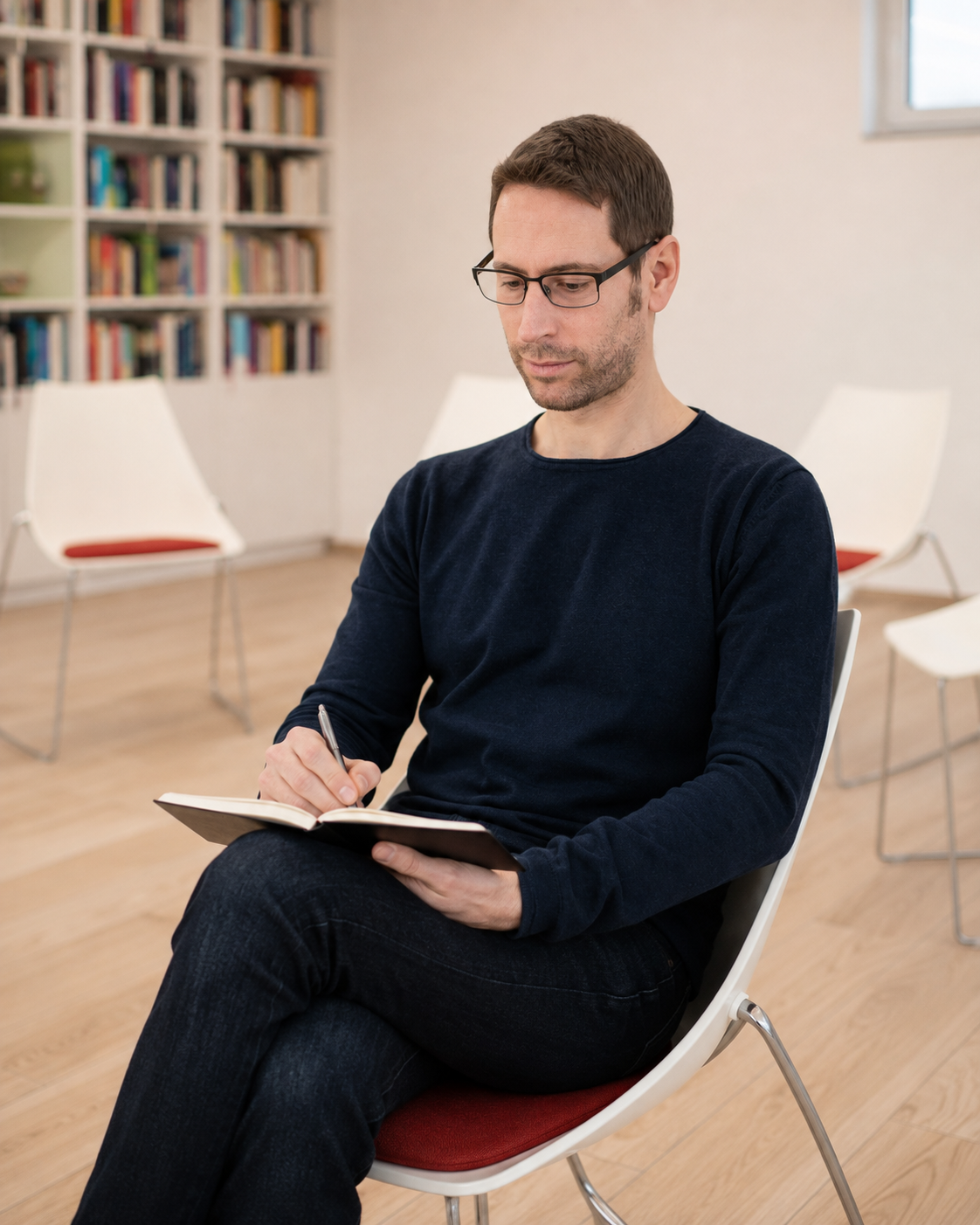 Marc Gobber in ruhiger, authentischer Porträtsituation